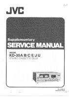 JVC KD-35 - Service manual 
